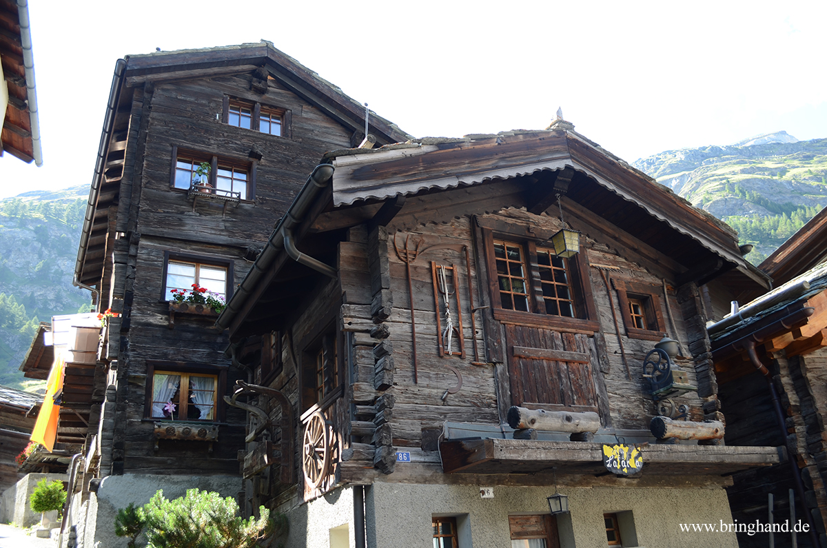 Walliserhaus in Zermatt