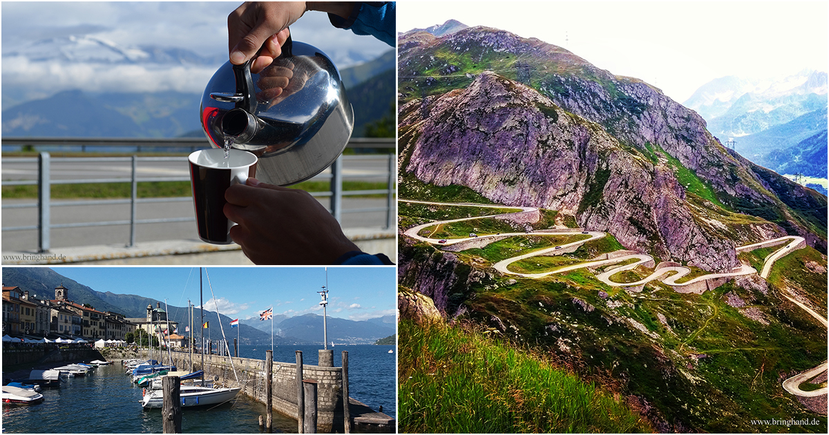 Road Trip über Simplonpass, Cannobio, Gotthardpass