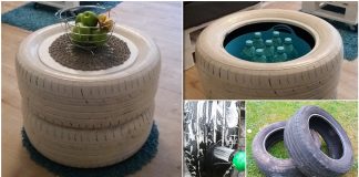 Upcycling – Vom Altreifen zum neuen Couchtisch! DIY Hocker aus Altreifen