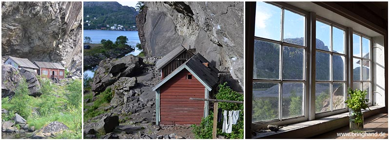 Helleren im Jössingfjord bei Norwegen