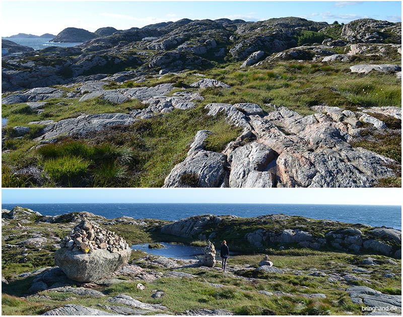 Landschaft am südlichsten Punkt Norwegens
