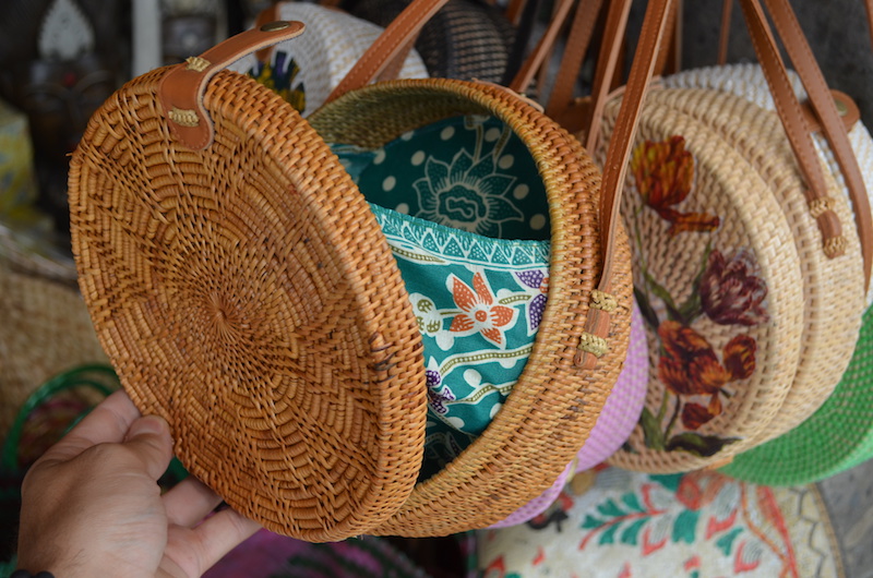 Ata Taschen aus Rattan aus Bali in Ubud