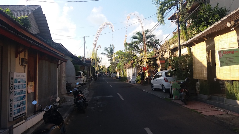 Seitenstrasse in Ubud