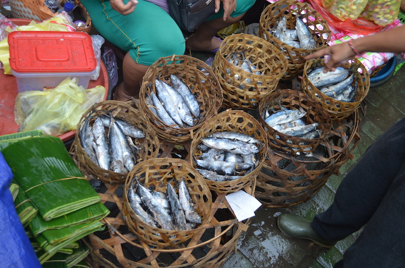 Frischer Fisch am Ubud Markt