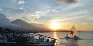 Amed ist ein Paradies auf Bali: Korallen, Fische, Vulkane und Reisfelder Das Paradies in Bali auf Amed