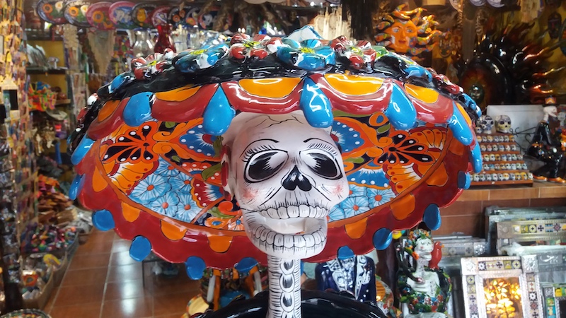 Souvenir einkaufen in Tulum in Mexiko