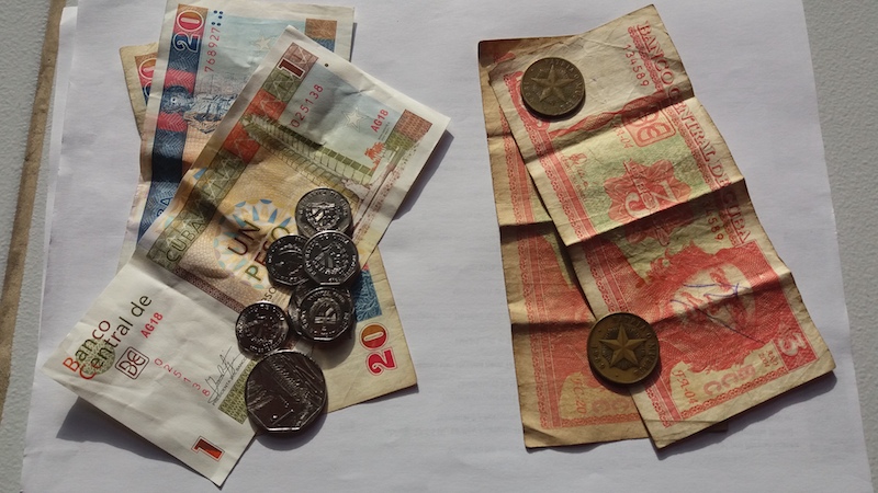 Zwei Währungen in Kuba, die CUC und CUP