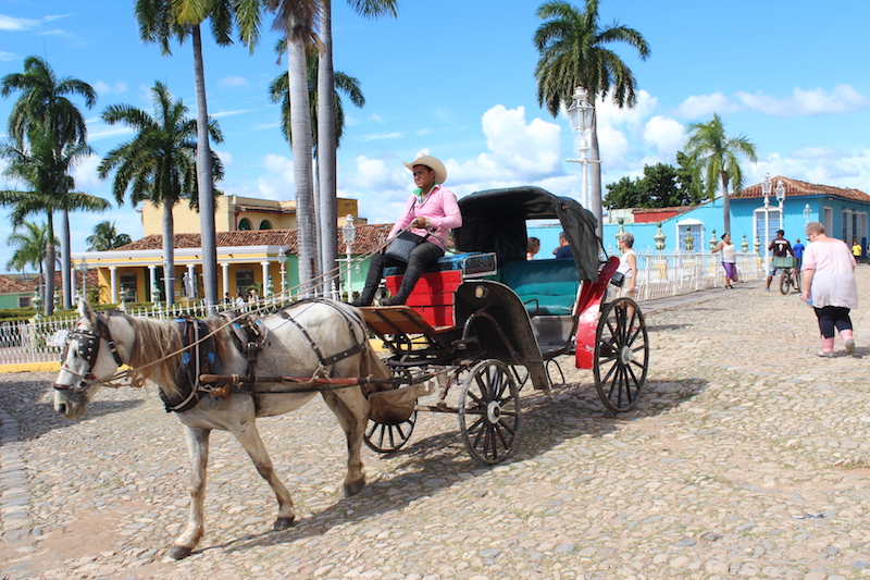 Pferdekutsche in Trinidad auf Kuba