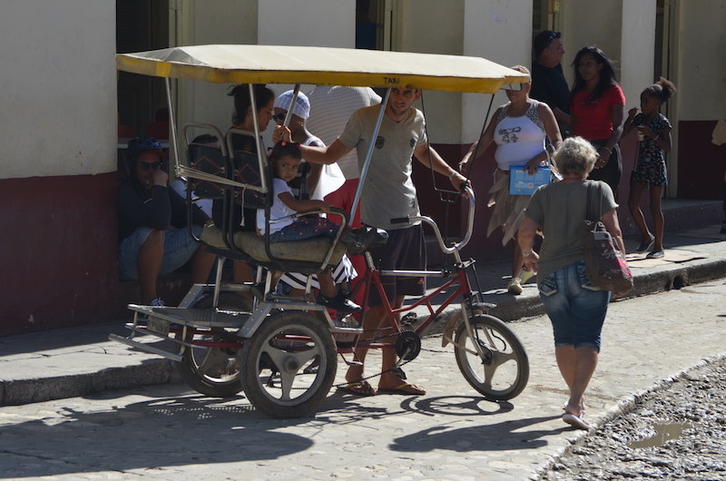 Transportfahrrad in Trinidad auf Kuba