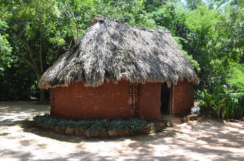 Afrikanisches Haus in Chichen Itza