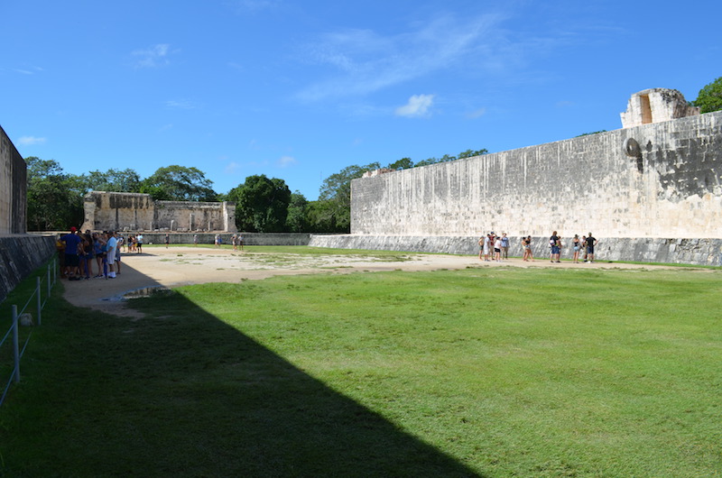 Fussballplatz der Maya