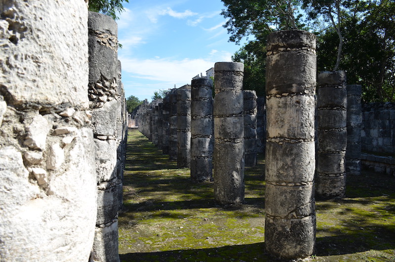 1000 Säulen in Chichen Itza