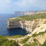 Aussicht auf die Küste in Gozo