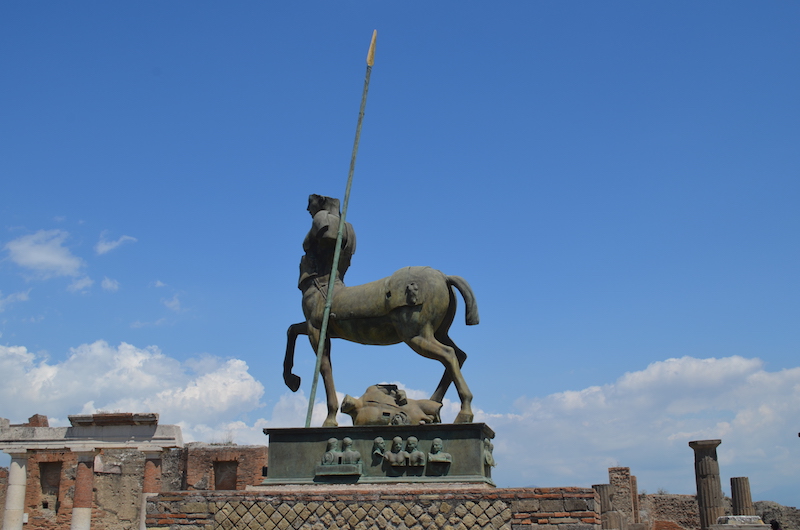 Zentaur Pferdemensch in Pompeji