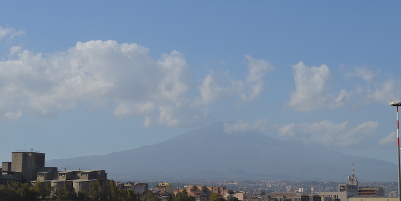 Vulkan Etna in Sizilien am Fuße von Catania