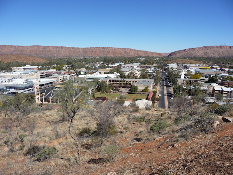 Alice Springs im Outback von Australien