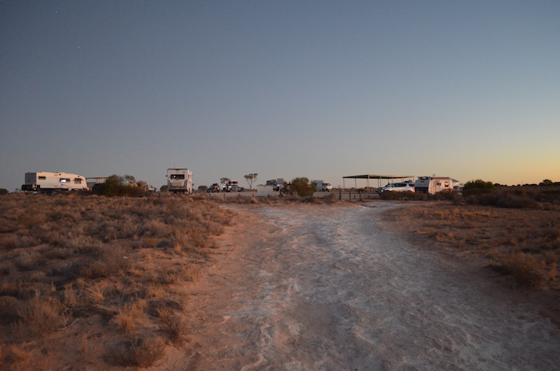 Campen im Outback von Australien