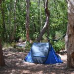 Campin in Australien bei den Robin Wasserfällen