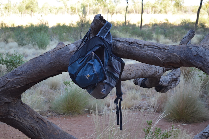 Leichte Rucksäcke zur Wanderung beim Uluru