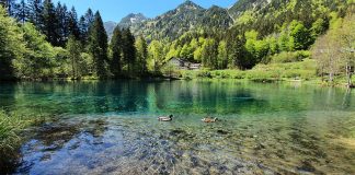 Wandern von Oberstdorf zum Christlessee Christlessee bei Oberstdorf