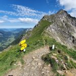 Wandern am Kugelhorn in den Alpen