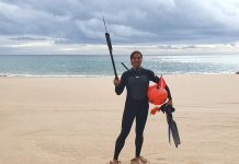 Speerfischen in Portugal an der Algarve Speer fischen an der Algarve in Portugal